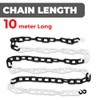 10 Meter 6MM Thickness Plastic Chain - Black & White