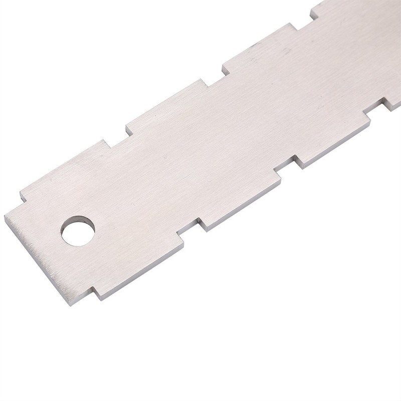 16.53 x 1.45 inch Practical Notched Fret Board Straight Edge