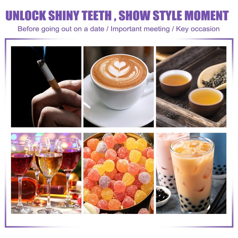 Purple Teeth Whitening Toothpaste Toothpaste 1 Piece White Teeth Whitening