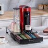 FlagShip for Vertuo Pod Holder Coffee Pod Organizer for Nespresso