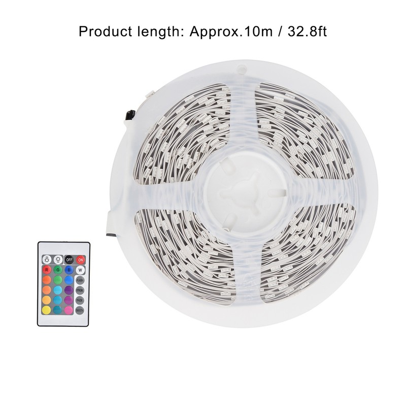 10m LEDstrip Light Set RGB Music Bluetooth APP 24-Key Control