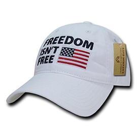 Rapiddominance Freedom Isn't Relaxed Graphic Cap, White
