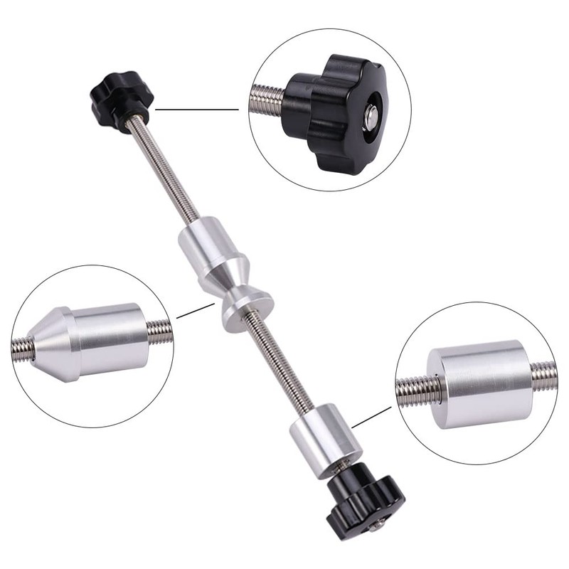 Bicycle Wheel Truing Stand Thru Axle-Adapter, 250 mm Alloy Bike