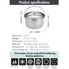 CAMPINGMOON 3.0L Cooking Pot CC-21