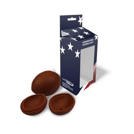 American Football Football Ice Cube Tray, Set of 2, Each 8.7 x 6.2 x 5.5 cm