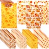 Eersida 48 Pcs Fall Party Favor Bags Pumpkin Maple Leaves