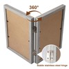 TESSTSY Double Picture Frame, Foldable 2 Photos, 13 x 18