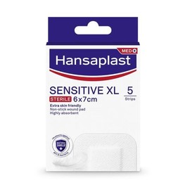 Hansaplast Ultra Sensitive XL ,  6×7,2cm, 5pcs