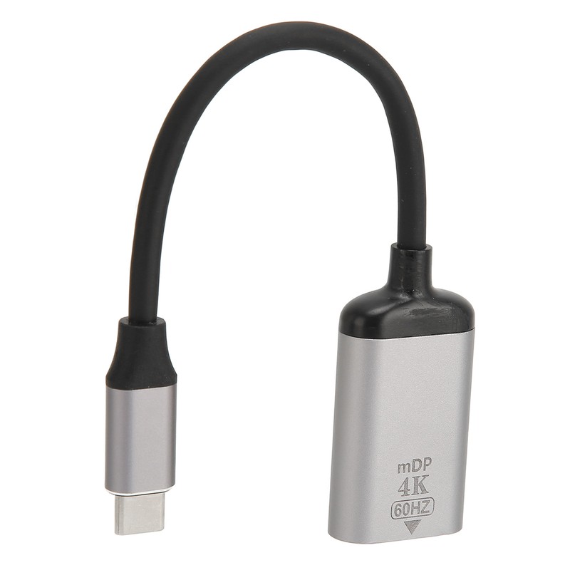 USB C to DisplayPort Adapter 4K 60Hz Aluminium Alloy Plug
