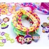 Rainbow Loom Fairy Loomi-Pals Bracelet Making Kit, 100 Rubber Bands,