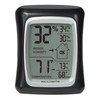 AcuRite 00325 Indoor Thermometer & Hygrometer with Humidity Gauge, Black,