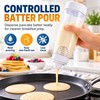 Hand-Crank Batter Dispenser for Baking – Silicone Mixing and Measuring