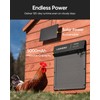 LARKBIRD Automatic Chicken Coop Door with Audio Recall Function, Solar