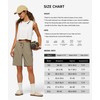 Willit Women's 9'' Hiking Cargo Athletic Shorts with Zipper Pockets