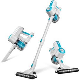 PURKINN Cordless Vacuum Cleaner 18KPa Powerful Stick Vacuum Rechargeable with 2 Modes, 2200mAh Battery, 35Min Runtime, Small Handheld Vacuum Cleaner for Home, Hardwood Floor, Pet Hair, Car, P8