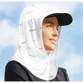 Domestic Nascar cooling hood type sunshade back neck visor golf UV protection sun guard park golf UV protection hood type sunshade Aerocool/gray 10ea