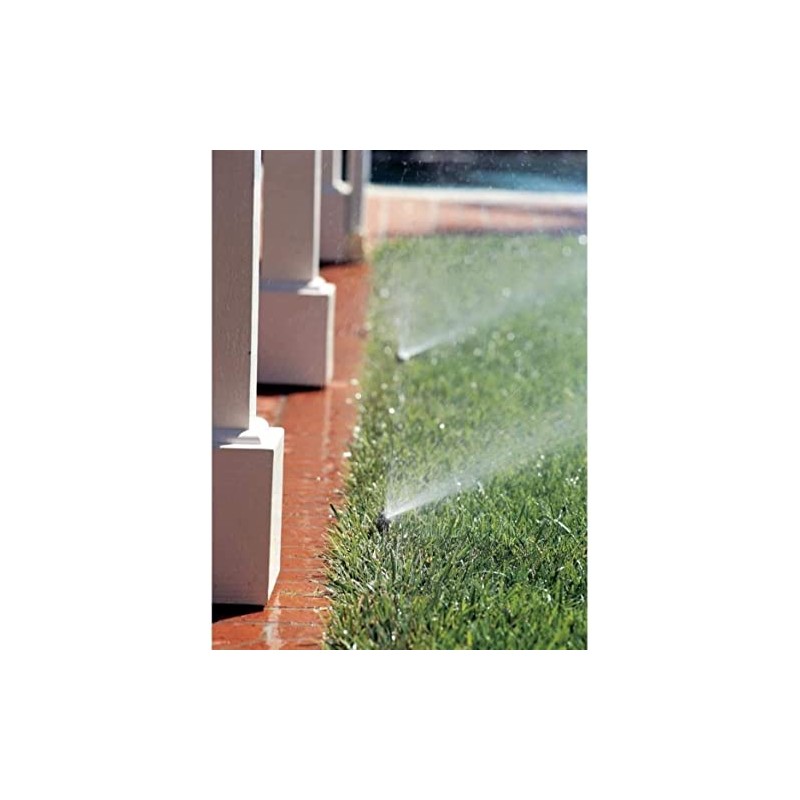 Rain Bird 1804AP8 Professional Pop-Up Sprinkler, Adjustable 0-360° Pattern, 6'