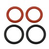 4PCS Power Steering Pump O-Ring Seals Rubber Inlet & Outlet