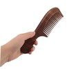 FOMIYES Sandalwood Detangling Comb for Women Long Handle Wooden Hair