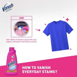 Vanish Oxi Action Stain Remover Washing Liquid - 400 ml (Pack of 2)