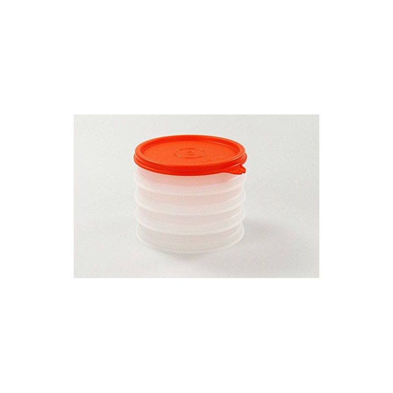 TUPPERWARE Kitchen Aid Hamburger Maker Container (4) Burger Meatballs +
