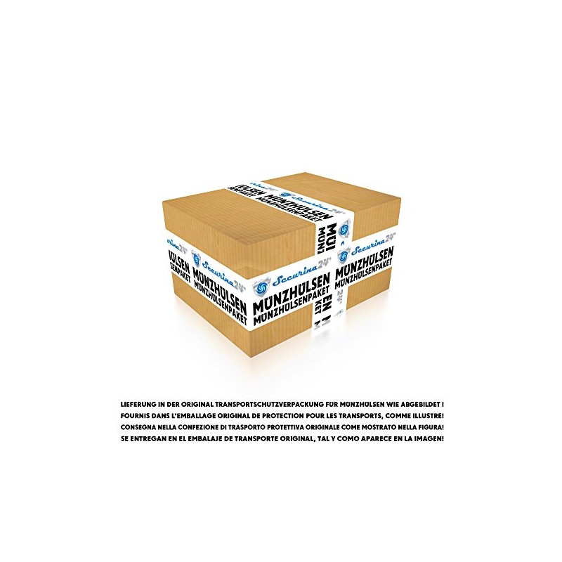 Securina24 Mixed Coin Tubes 1 cent to 2 Euro or