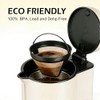 #2 Reusable Coffee Filter, Gold-Tone Permanent Cone Shape Filter Replacement
