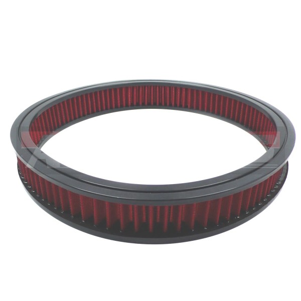 Autonets Red 14"x2" Round Air Cleaner Washable Filter Element Reusable