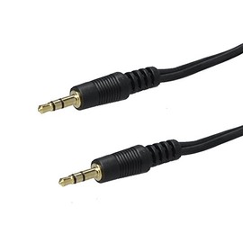 Across AVC101 Stereo Mini Cable, Stereo Mini Plug, 0.14 inch (3.5 mm) to Stereo Mini Plug, 1.2 ft (3.5 mm), 16.8 ft (3 m)