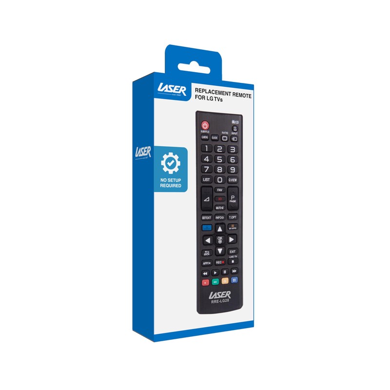 Laser Remote Control for LG TV – Compatible with LED,