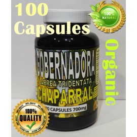 Herbal Mexican Gobernadora Larrea tridentata Chaparral leaf Natural organic 100 Capsules