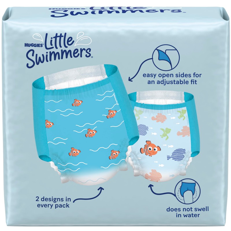 Huggies Little Swimmers Disposable Swim Diapers, Size 5-6 (32+ lbs),