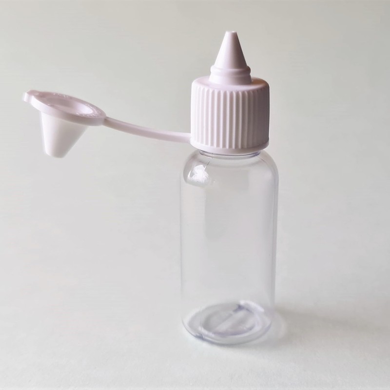 SHC Web 10 x 15ml Clear Plastic Dropper Bottle -