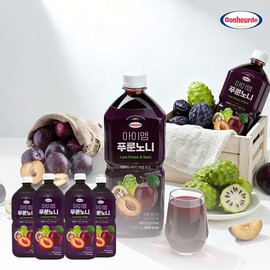 100% NFC Juiced Bonnelled Iam Pruun Noni Juice 1L x 4 / 100% NFC 착즙 보넬드 아이엠 푸룬노니 주스 즙 1L 4개