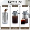 Zulay Premium Cold Brew Coffee Maker - 32oz Mason Jar