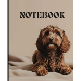 Brown Cockapoo Notebook, Journal : A 120-Page College Ruled Brown Cockapoo Notebook, Dog Lover’s Notebook. 7.5 x 9.25 inches - Stylish Cockapoo Journal, perfect gift for Cockapoo lovers.