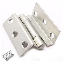 Zinc Storm Proof Hinges for Window Shutters 63mm/2.5-Inch Heavy Duty Pattern Storm Proof Casement Window Hinge for Cranked Casement Window Door Pack of 2 (1 Pair).