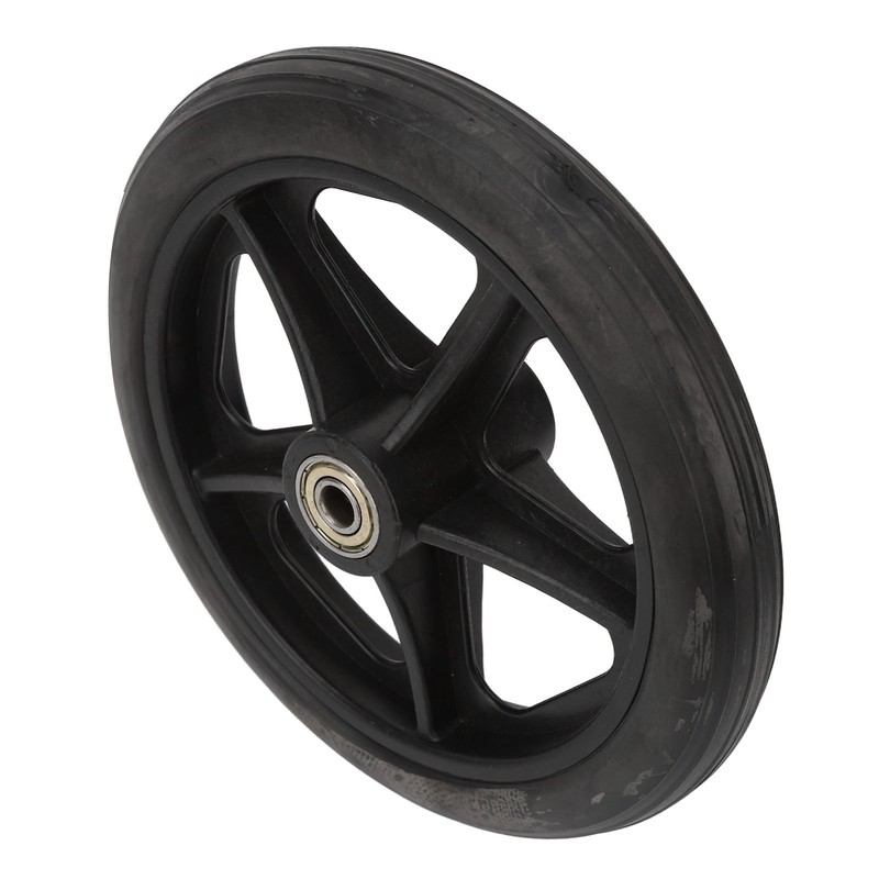 2pcs Replacement Wheel Professional Black Safe PU Front Wheel Accessory