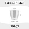 50-Piece Tasting Cups, Mini Shot Glasses, Plastic Cups, Party Supplies,