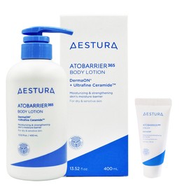 NEW Aestura Atobarrier 365 Body Lotion 400ml x 1 + Cream 30ml x 1 x Giveaway / NEW 에스트라 아토베리어365 바디로션400ml x1개 + 크림30ml x1개 증 정