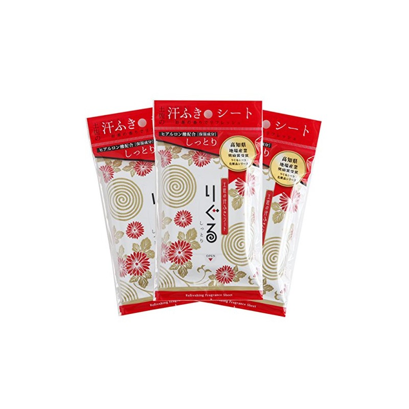 Riguru Tosa's Haikara Sweat Wiping Sheet, Moist Type, Neat Type