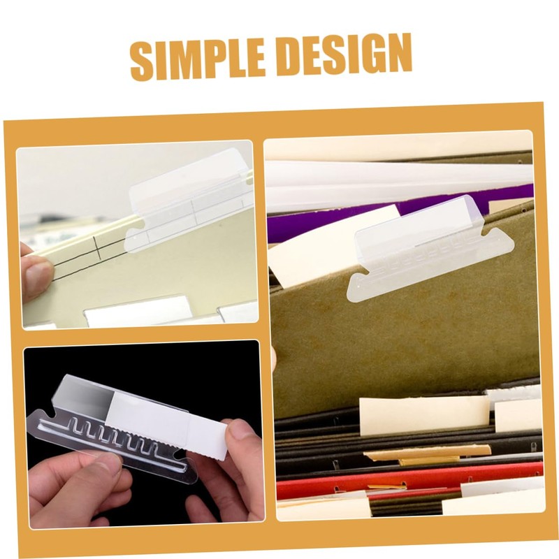 Operitacx Hanging File Organizer Tabs File Folder Tabs and Inserts