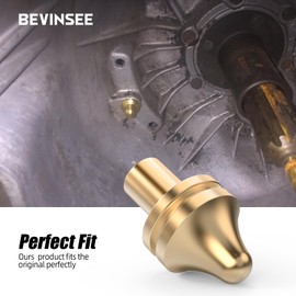 Bevinsee Brass Clutch Fork Pivot Ball Pin Compatible with E46 323i 323ci 325i 325ci 325xi 328i 328ci 330i 330ci 330xi M3, E60, E82, E85, E90, E91, see Fitments, Replacement for 21511111 2 233 2 8