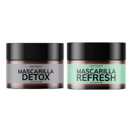Kit Mascarilla Facial Detox Skin Care  Mascarilla Refresh - Carbón Activado - Arcillas Puras - Limpieza Profunda - Skincare Absorbe Grasas -...       