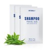 BFZMSLY 30 Pack Travel Size Shampoo Packets Bulk (0.35oz, White