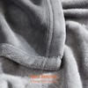 EHEYCIGA Fleece Blanket Grey Throws for Sofas Fluffy Warm Soft