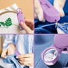 Separator for seams, sewing seam ripper, seam ripper, sewing seam