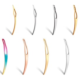8Pcs Sisterlock Retighten Tool，Loc Crochet Needle for Dreads， Silver Dreadlock Tool for Hair Repair Dreadlock Tightening （Gold Multicolor Rose Gold Silver）