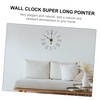 Veemoon 4pcs Wall Clock Extra Long Hands Extra Long Clock