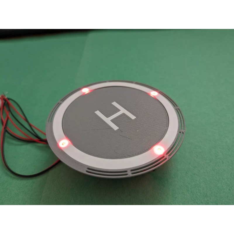 N 1:160 scale heli pad helicopter landing pad w 4x
